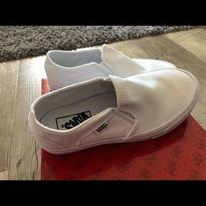 Slightly used white vans